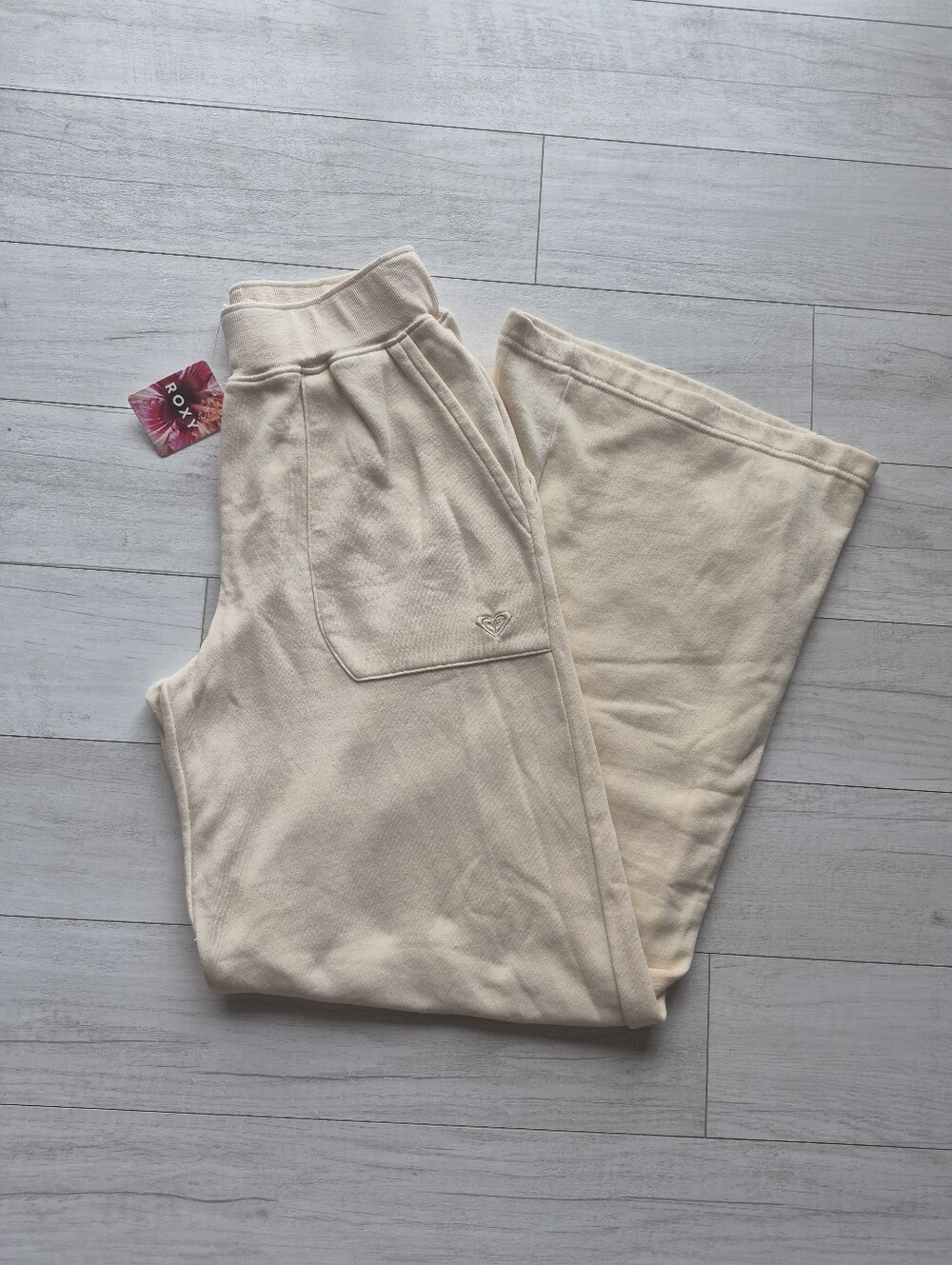 ROXY NEW Dream Catcher Wide Leg Fleece Pants